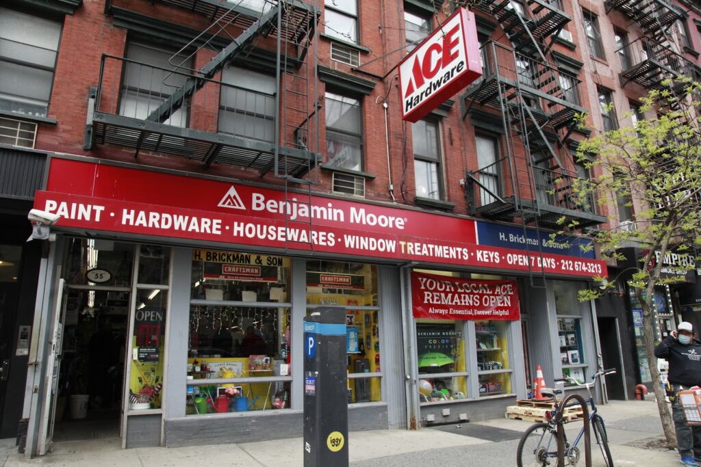 Hardware Shop Brickman's Ace Hardware Lower East Side | Paint | Building Supplies | Blinds | Lumber near me