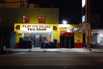 Used tire shop FLAT FIX ROJAS near me