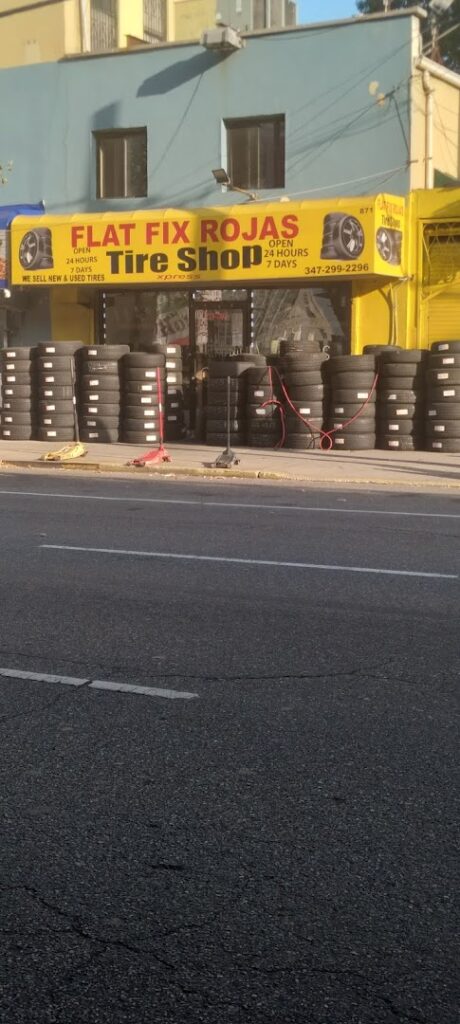 Used tire shop FLAT FIX ROJAS near me