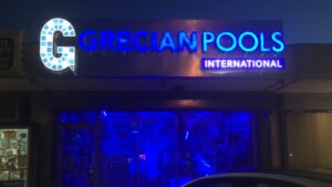 Swimming pool supply store Grecian Pools International near me