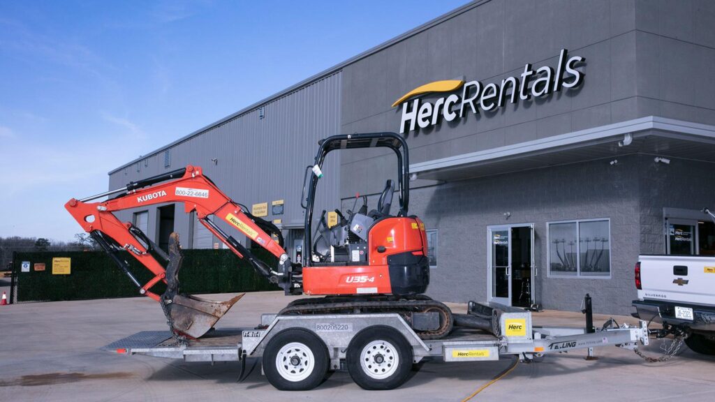 Equipment rental agency Herc Rentals near me