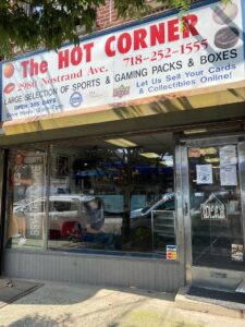 Sports card store Hot Corner near me