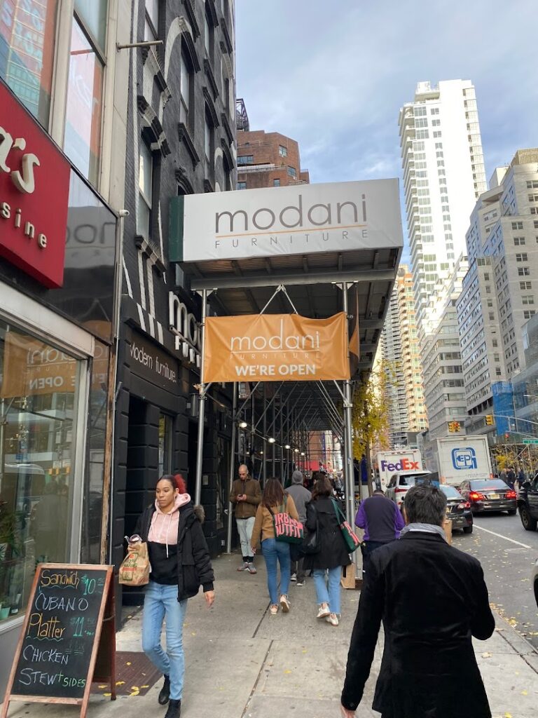 Furniture store Modani Furniture New York Midtown near me