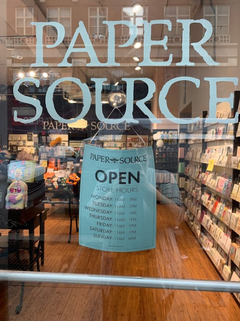 Stationery store Paper Source near me