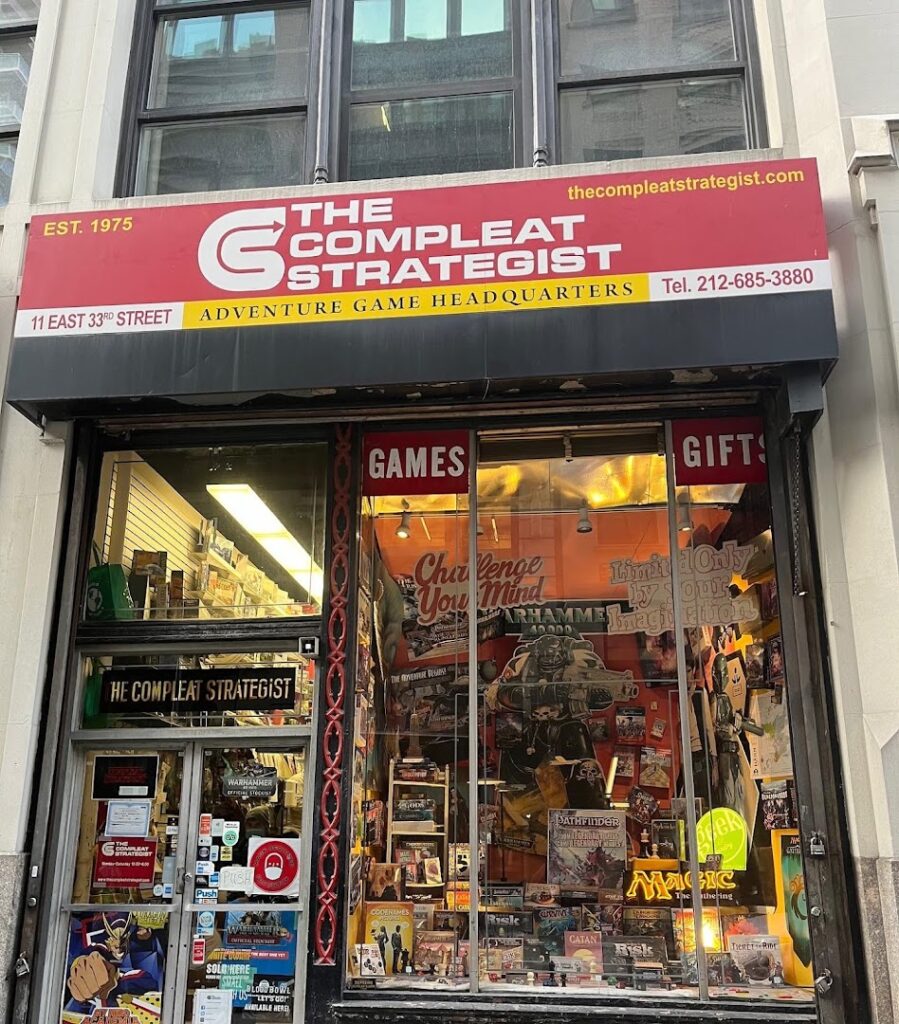 Game store The Compleat Strategist near me